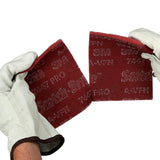 3M PO-HP 7447 Scotch-Brite Hand Pad 7447B Pro, PO-HP, A/O Very Fine, Maroon, 6 in x 9 in (7100112579) (60 Pack) - 7