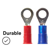 3M HTK-1 Highland Terminal Kit with vinyl insulated ring fork butt splice and disconnect terminals (7100112734) (180 Pieces)  - (4 Pack) - 4