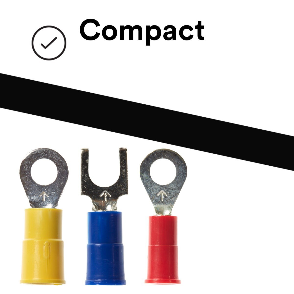 3M HTK-1 Highland Terminal Kit with vinyl insulated ring fork butt splice and disconnect terminals (7100112734) (180 Pieces)  - (4 Pack) - 6