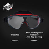 3M GG501NSGAF GoggleGear 500 Series Safety Goggles Clear Anti Fog Lens Neoprene Strap (7100112956)  - (10Pack) - 8