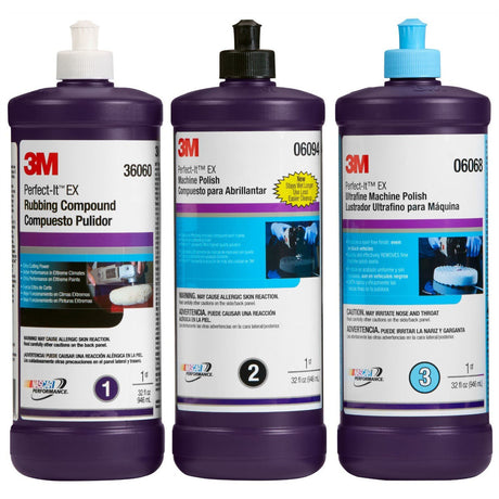 3M Perfect-It Hookit Paint Finishing Pad Kit, Single Sided, 4 in (30045) (7100119297) (4 Pieces)  - (6Pack) - 2