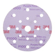 3M 34782 Hookit Purple Finishing Film Abrasive Disc, Dust Free, P1000, 6 in, Clear Coat Sanding, Paint Finishing (7100122800) (200 Pack)