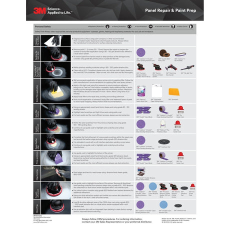 3M 260L 30369 Hookit Purple Finishing Film Abrasive Disc, P1000, Purple, 3 in (7100122803) (200 Pack) - 6