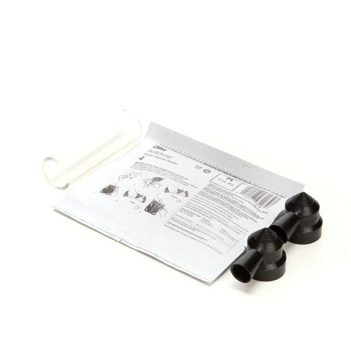 3M Scotchcast Inline Resin Power Cable Splice Kit, 10-2 AWG, Black (82-AN) (7100123072)  - (10Pack) - 4