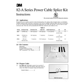 3M Scotchcast Inline Resin Power Cable Splice Kit, Up to 2 AWG, Black (82-A1N) (7100123073)  - (10Pack) - 10