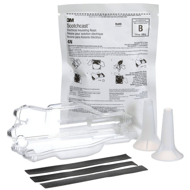 3M Scotchcast Wye Resin Splice Kit, 1-5 kV, Non-Shielded (82-B1N) (7100123111)  - (10Pack)