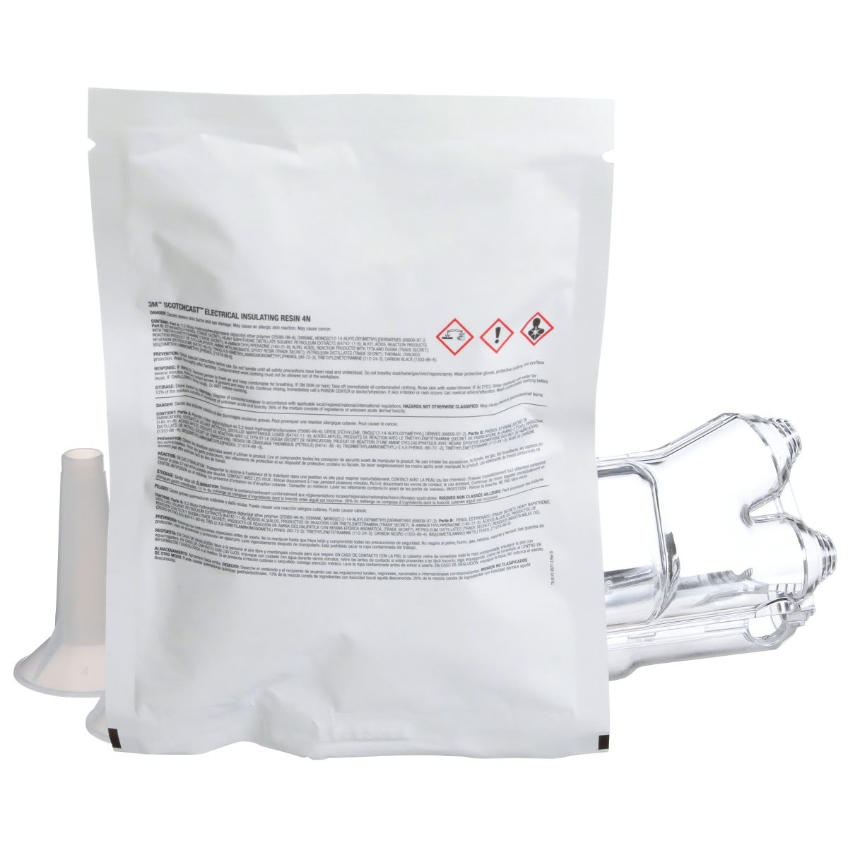 3M Scotchcast Wye Resin Splice Kit, 1-5 kV, Non-Shielded (82-B1N) (7100123111)  - (10Pack) - 4