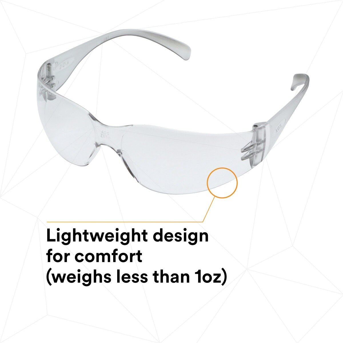 3M 11328-00000-20 11328 Virtua Protective Eyewear I/O Hard Coat Lens, Clear Temple (7100123356)  - (20Pack) - 3