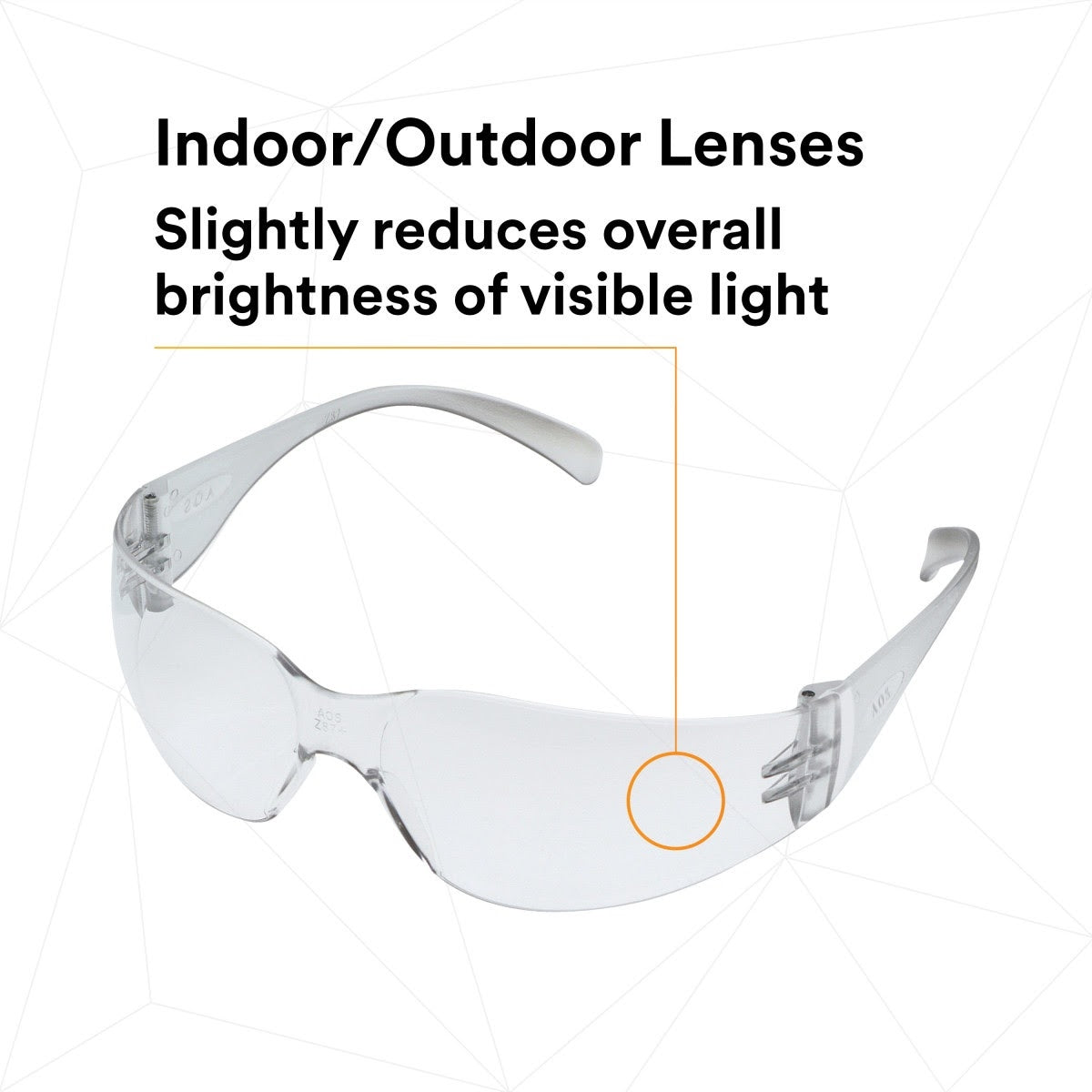 3M 11328-00000-20 11328 Virtua Protective Eyewear I/O Hard Coat Lens, Clear Temple (7100123356)  - (20Pack) - 7