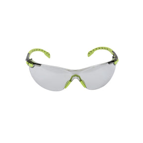 3M S1207SGAF Solus Safety Glasses 1000 Series, Green/Black Frame, Indoor/Outdoor Gray Lens, ANSI Z87, Anti-Fog, UV Protection (7100127035)  - (20Pack)