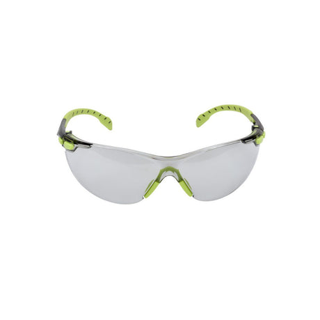 3M S1207SGAF Solus Safety Glasses 1000 Series, Green/Black Frame, Indoor/Outdoor Gray Lens, ANSI Z87, Anti-Fog, UV Protection (7100127035)  - (20Pack)