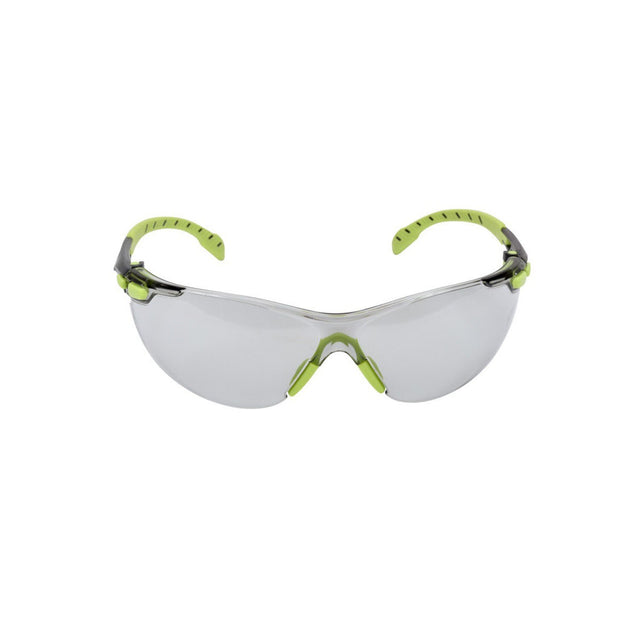 3M S1207SGAF Solus Safety Glasses 1000 Series, Green/Black Frame, Indoor/Outdoor Gray Lens, ANSI Z87, Anti-Fog, UV Protection (7100127035)  - (20Pack)