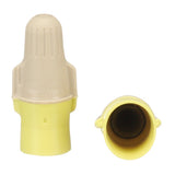 3M T/Y+POUCH Performance Plus Wire Connector, Tan Yellow, Twist On, 22-12 AWG, 600 V (7100127163) (1000 Pack) - 6