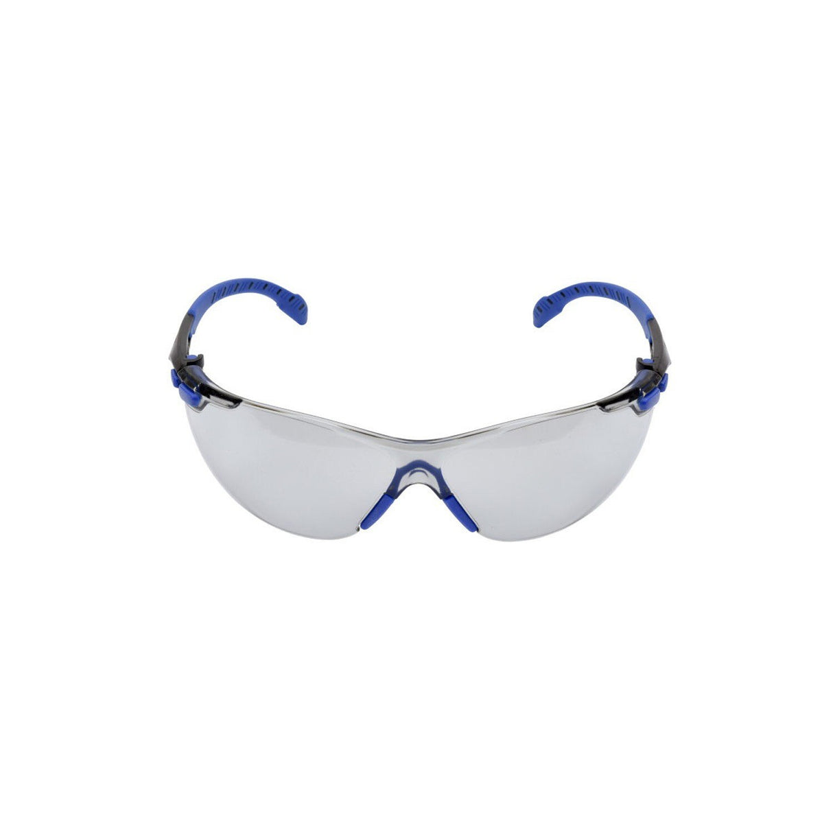 3M S1107SGAF Solus 1000 Series Safety Glasses Scotchgard Anti-Fog Indoor/Outdoor Grey Lens Blue/Black Frame (S1107SGAF) (7100131794)  - (20Pack)