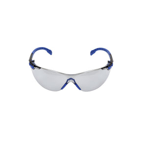 3M S1107SGAF Solus 1000 Series Safety Glasses Scotchgard Anti-Fog Indoor/Outdoor Grey Lens Blue/Black Frame (S1107SGAF) (7100131794)  - (20Pack)