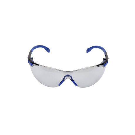 3M S1107SGAF Solus 1000 Series Safety Glasses Scotchgard Anti-Fog Indoor/Outdoor Grey Lens Blue/Black Frame (S1107SGAF) (7100131794)  - (20Pack)