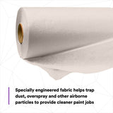 3M 37853 Dirt Trap Protection Material, Gray, Nonwoven, Overspray Protection, 56 in x 300 ft (7100132344) - 5