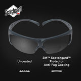 3M SF620SGAF SecureFit, Clear Scotchgard Anti-fog Lens +2.0 Diopter (7100132359)  - (20 Pack) - 7