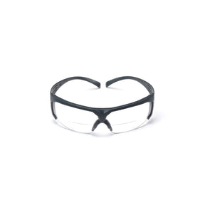 3M SF625SGAF SecureFit Safety Glasses, Clear Scotchgard Anti Fog Anti Scratch Lens, +2.5 Diopter, Gray Temples (7100132360)  - (20Pack)