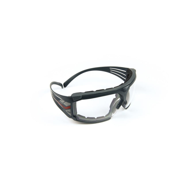 3M SF601SGAF-FM SecureFit Safety Glasses, Clear Scotchgard Anti-Fog Lens, Black Frame (7100133322)  - (20Pack)