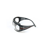 3M SF601SGAF-FM SecureFit Safety Glasses, Clear Scotchgard Anti-Fog Lens, Black Frame (7100133322)  - (20Pack) - 3