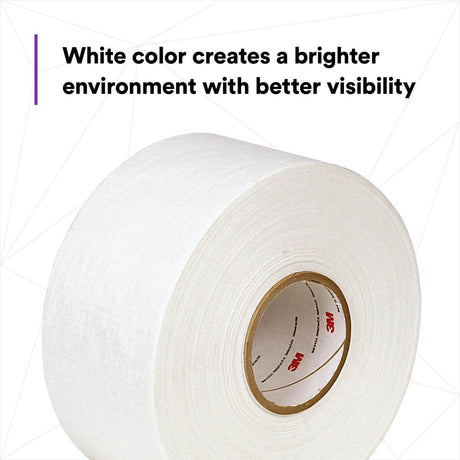 3M 36849 Dirt Trap Protection Material, Polyester Nonwoven Overspray Protection Roll, White, 4 in x 300 ft (7100133779)  - (6 Pack) - 5