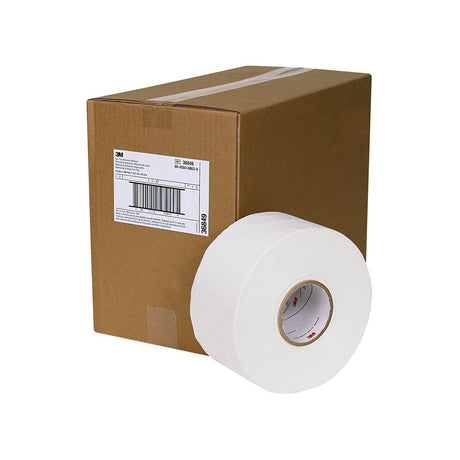 3M 36849 Dirt Trap Protection Material, Polyester Nonwoven Overspray Protection Roll, White, 4 in x 300 ft (7100133779)  - (6 Pack) - 6