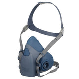 3M 7501 Half Facepiece Reusable Respirator, Small, Cool Flow Valve, Bayonet Connection, NIOSH Approved, Dual Airline Compatible, Dropdown Suspension (7100134948)  - (10Pack) - 3