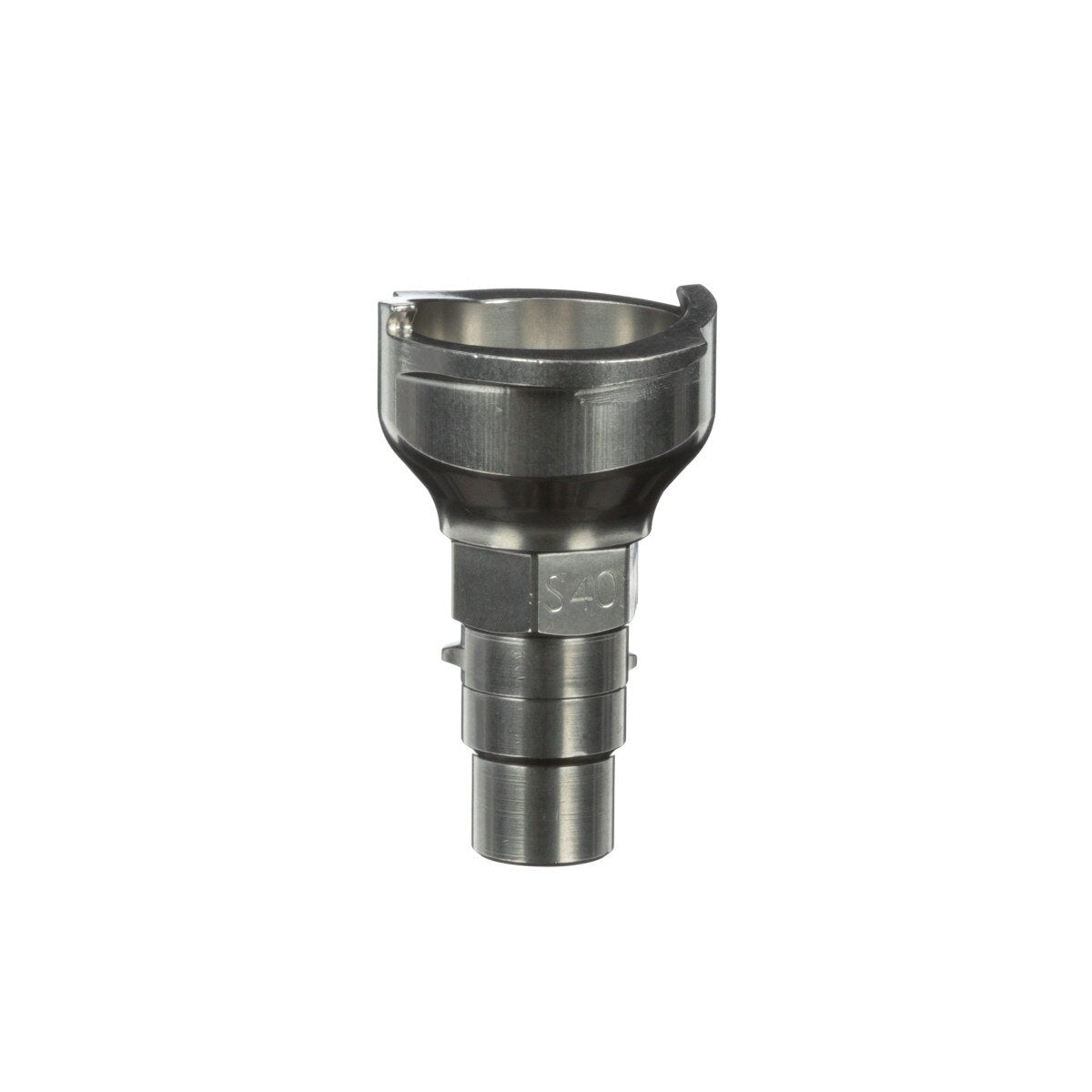 3M 26135 PPS Spray Gun Adapter, Type S40, Trapezoidal Thread, Silver, Connects SATAjet to Series 2.0 (7100135335)  - (4Pack) - 2