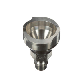 3M S43 PPS Spray Gun Adapter, Series 2.0, 1/4 in Male, 19 BSP Thread, Connects Iwata and AirGunsa (26139) (7100135337)  - (4Pack)