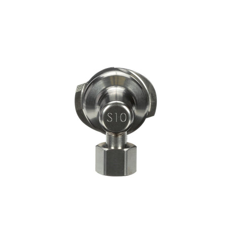 3M 26017 PPS Series 2.0 Adapter, Type S10, 1/4 Female, R-Angle 19 Thread BSP for Side Cup Mount (7100135927)  - (4 Pack) - 4