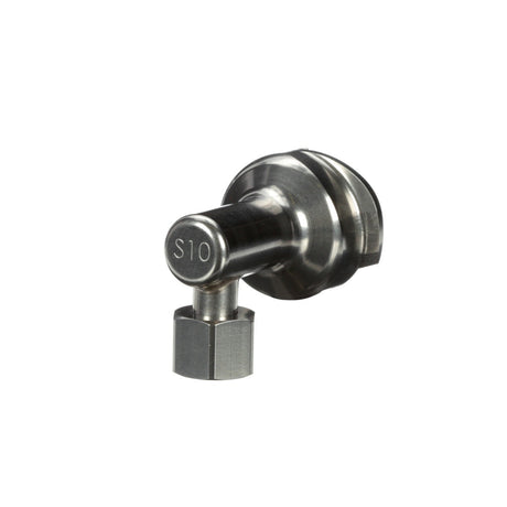 3M 26017 PPS Series 2.0 Adapter, Type S10, 1/4 Female, R-Angle 19 Thread BSP for Side Cup Mount (7100135927)  - (4 Pack) - 6