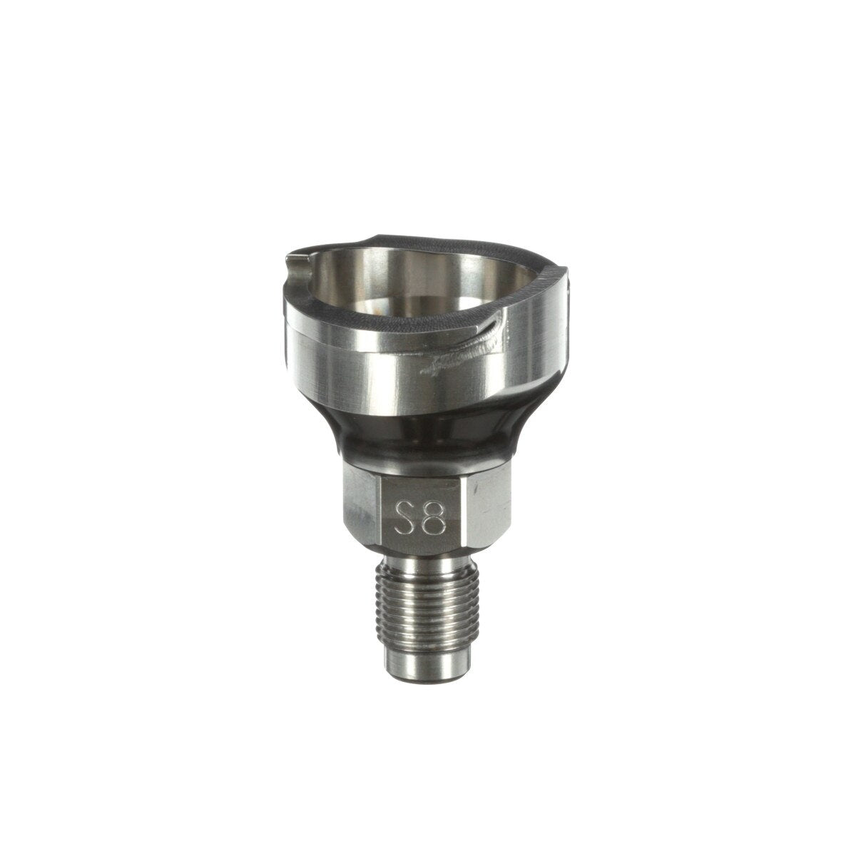 3M 26015 PPS Spray Gun Adapter S8, 12 mm Male, 1.0 mm Thread, Connects Select Asturomec and Central Pneumatic Paint Guns (7100135931)  - (4 Pack)