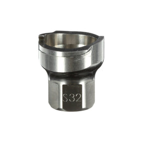 3M S32 PPS Spray Gun Adapter, Series 2.0, 18 mm Female, 1.5 mm Thread, Connects Select Sagola Paint Guns (26136) (7100135952)  - (4Pack)