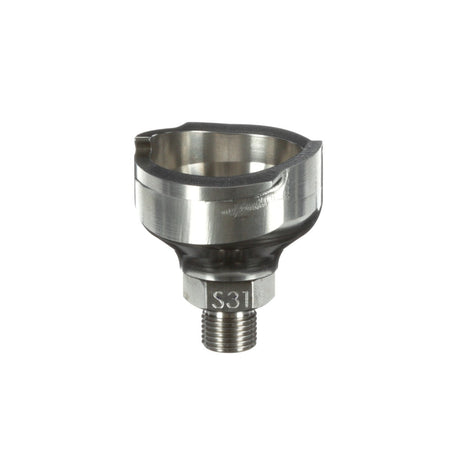 3M PPS Series 2.0 Spray Gun Adapter, Type S31, 1/8 in Male, 28 Thread BSP, Silver (26127) (7100135953)  - (4Pack)