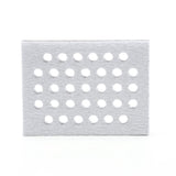3M 28324 Hookit Interface Pad, Medium Density Foam, Gray, 3 in x 4 in x 1/2 in, 33 Holes (7100138159) (10 Pack)