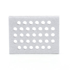 3M 28324 Hookit Interface Pad, Medium Density Foam, Gray, 3 in x 4 in x 1/2 in, 33 Holes (7100138159) (10 Pack)