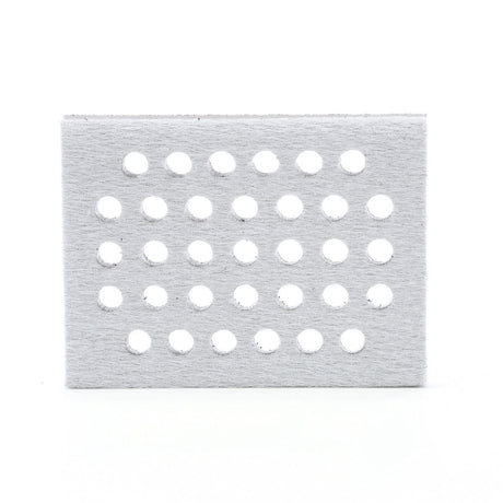 3M 28324 Hookit Interface Pad, Medium Density Foam, Gray, 3 in x 4 in x 1/2 in, 33 Holes (7100138159) (10 Pack)
