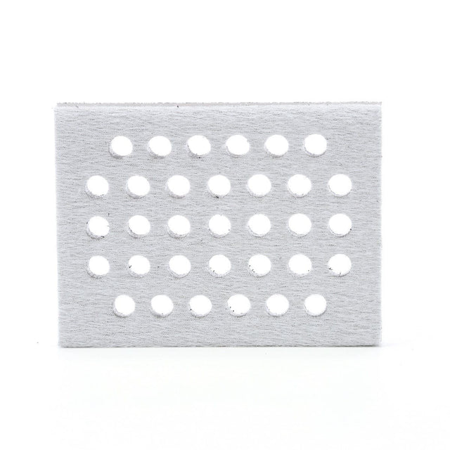 3M 28324 Hookit Interface Pad, Medium Density Foam, Gray, 3 in x 4 in x 1/2 in, 33 Holes (7100138159) (10 Pack)
