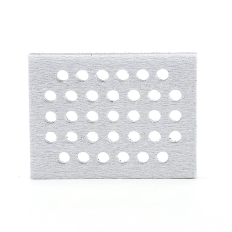 3M 28324 Hookit Interface Pad, Medium Density Foam, Gray, 3 in x 4 in x 1/2 in, 33 Holes (7100138159) (10 Pack)