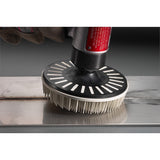 3M BD-ZB Scotch-Brite Bristle Disc, 120, White, 4-1/2 in x 5/8 in-11 Internal (7100138175) (10 Pack) - 2