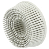 3M RD-ZB Scotch-Brite Roloc Bristle Disc, 120, TR, White, 3 in x 5/8 in, Tapered (7100138192) (40 Pack)