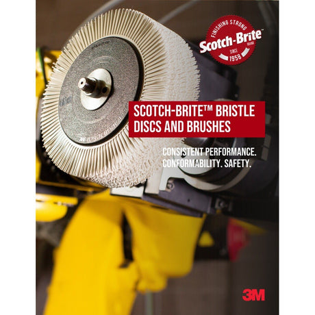 3M 07524 Scotch-Brite Roloc Bristle Disc, RD-ZB, 50, TR, Green, 2 in x 5/8 in, Tapered (7100138285) (40 Pack) - 8