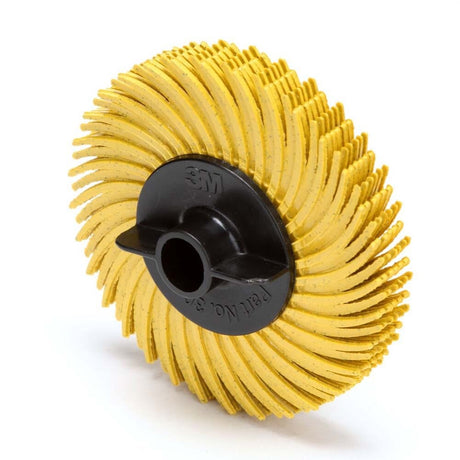 3M RB-ZB Scotch-Brite Radial Bristle Disc, 80, 2 in x 3/8 in, Thin Bristle (7100138293) (80 Pack) - 3