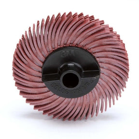 3M RB-ZB Scotch-Brite Radial Bristle Disc, 220, 2 in x 3/8 in, Thin Bristle (7100138295) (80 Pack)
