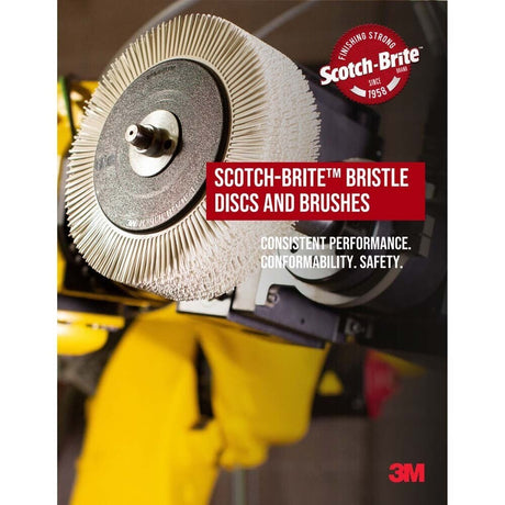 3M RB-ZB Scotch-Brite Radial Bristle Disc, 220, 2 in x 3/8 in, Thin Bristle (7100138295) (80 Pack) - 5