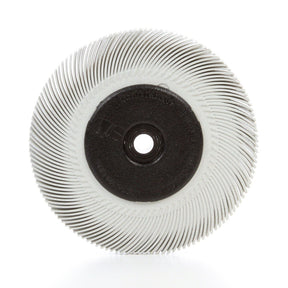 3M BB-ZB Scotch-Brite Radial Bristle Brush with Adapter, 120 Grit, White, 6 in x 7/16 in (7100138298) (5 Pack)