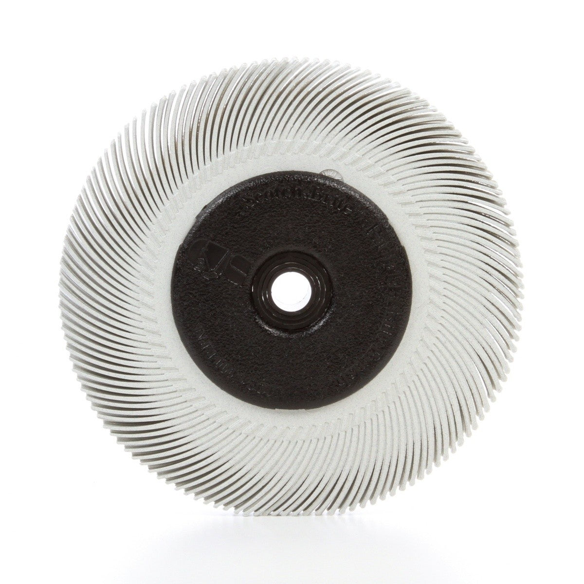 3M BB-ZB Scotch-Brite Radial Bristle Brush with Adapter, 120 Grit, White, 6 in x 7/16 in (7100138298) (5 Pack)