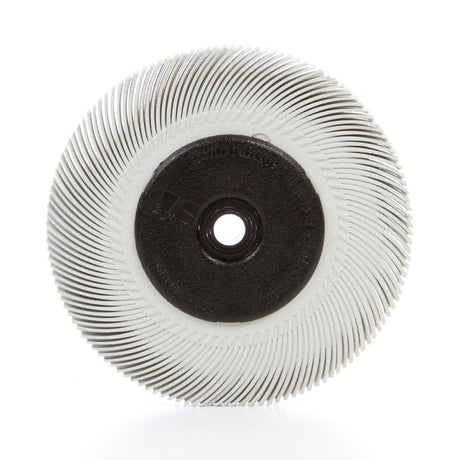 3M BB-ZB Scotch-Brite Radial Bristle Brush with Adapter, 120 Grit, White, 6 in x 7/16 in (7100138298) (5 Pack)