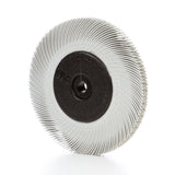 3M BB-ZB Scotch-Brite Radial Bristle Brush with Adapter, 120 Grit, White, 6 in x 7/16 in (7100138298) (5 Pack) - 3